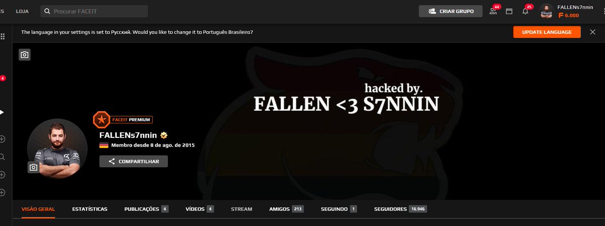 q isso fallenzao? brigado pae

faceit.com/pt-br/players/…