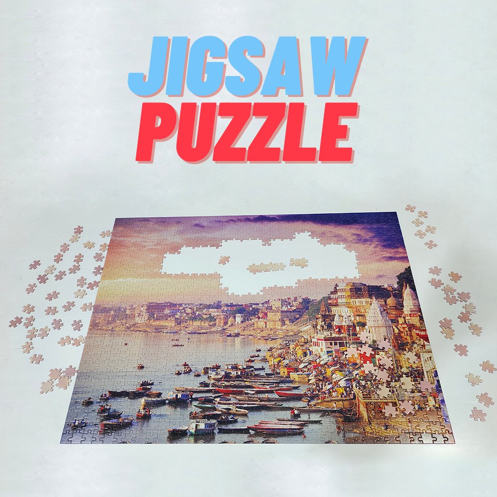 Unique Source on Twitter "Jigsaw puzzles come in various themes, sizes