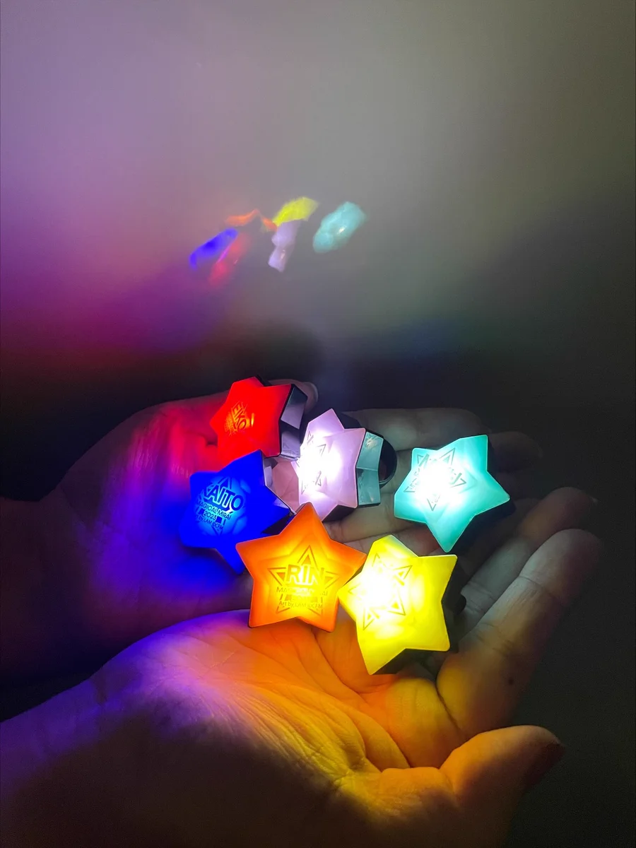 まぜ太 星型リングライト 虹 まぜ太 星型リングライト 虹 アンプタック
