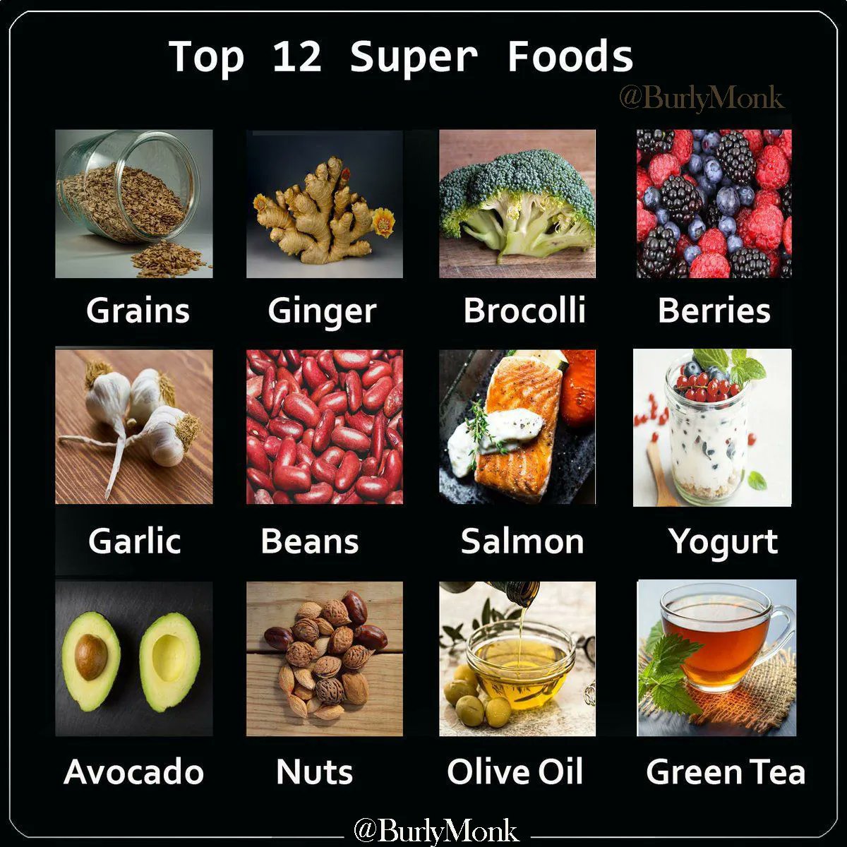 12 Super Foods for Optimal Health .. Incorporating nutrient-rich superfoods into our daily diet can have a profound impact on our well-being. #Mediterraneandiet #Nutrition