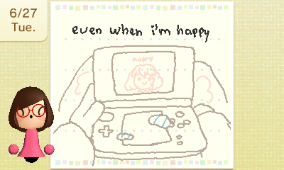 even when i'm happy
