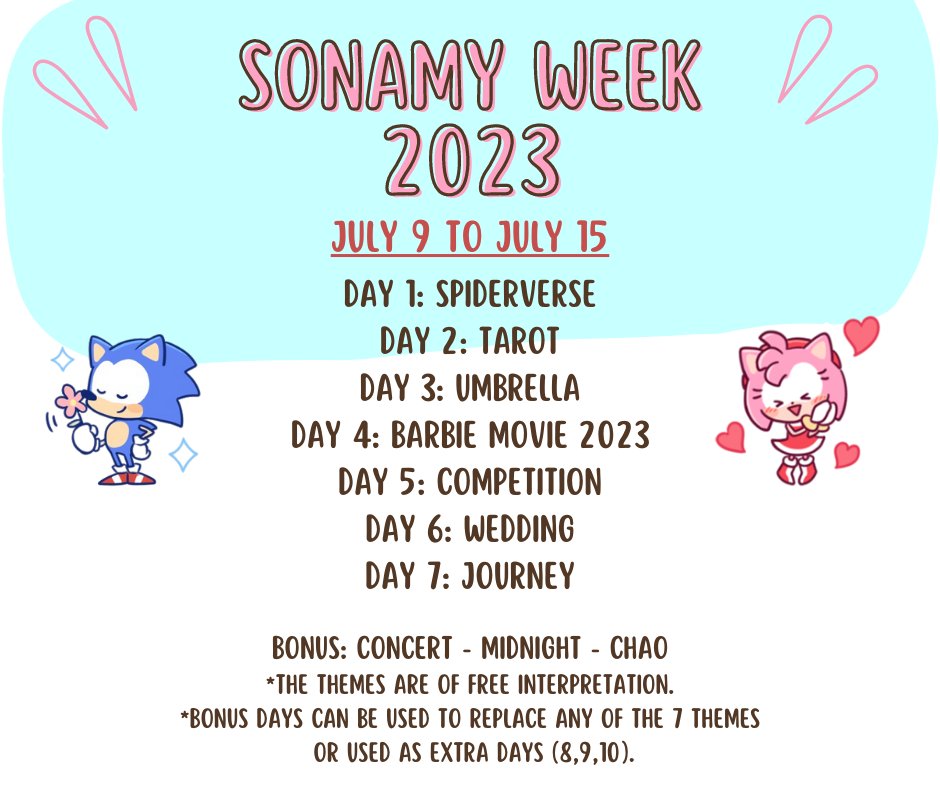 Sonamy Week