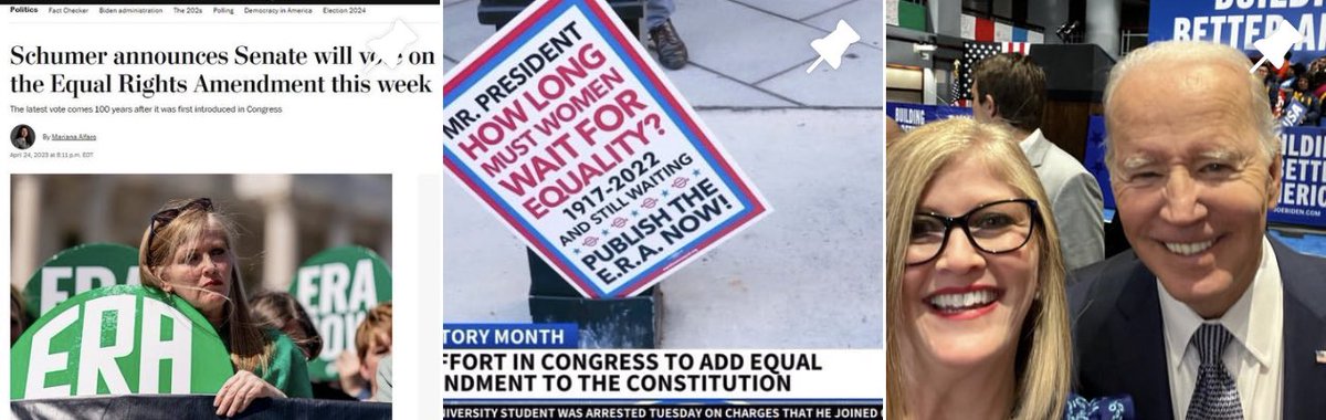 Who’s ready to rally on the South Side of the @WhiteHouse on Friday for our gosh darn equal rights⁉️⁉️

Never more critical…the time is NOW‼️‼️

#ERANow #ERAYes #ERAis28A #PublishERA #ERA100