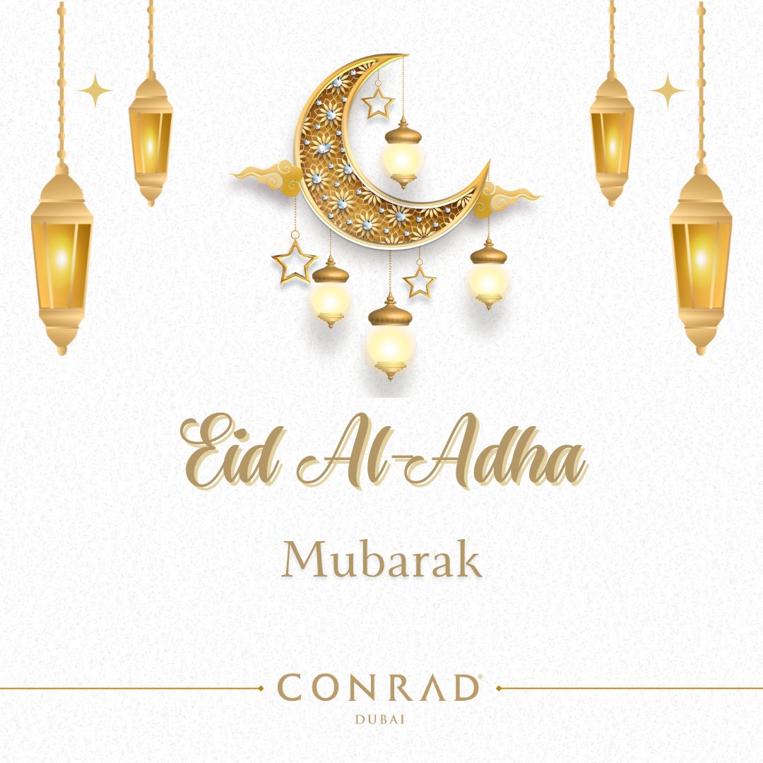 🌙 EID GREETINGS ✨

Celebrate Eid with us at Conrad Dubai. Enjoy luxurious accommodations, delectable specials and create unforgettable memories. Book your stay now! 

#EidMubarak #LuxuryGetaway #MemorableMoments #ConradDubai #EidInDubai
