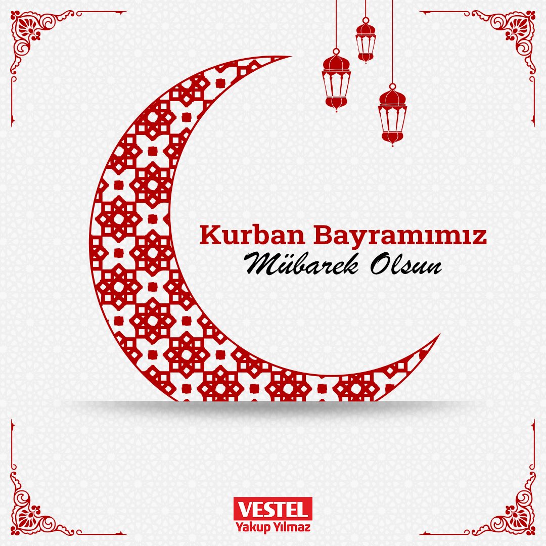 Kurban Bayramımız Mübarek Olsun. 🐑 

#vestelyyakupyilmaz #iyibayramlar