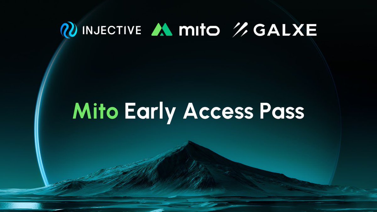Galxe's tweet photo. 🔥 Mito Early Access Pass 🔐

Don't miss out on exclusive entry into @MitoFinance and exciting surprises within the @Injective_ ecosystem!

Secure your OAT and claim your "Early Supporter" role on Guild for early access and surprises. ⬇️

https://t.co/E8nwjyLP4x

https://t.co/itCStz8kuz