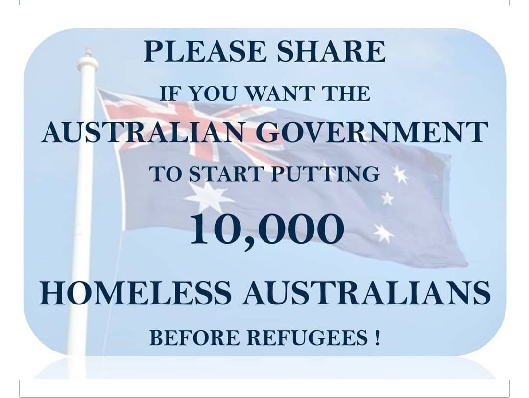 @AlboMP #HomelessAustraliansFirst
#AustraliaFirst