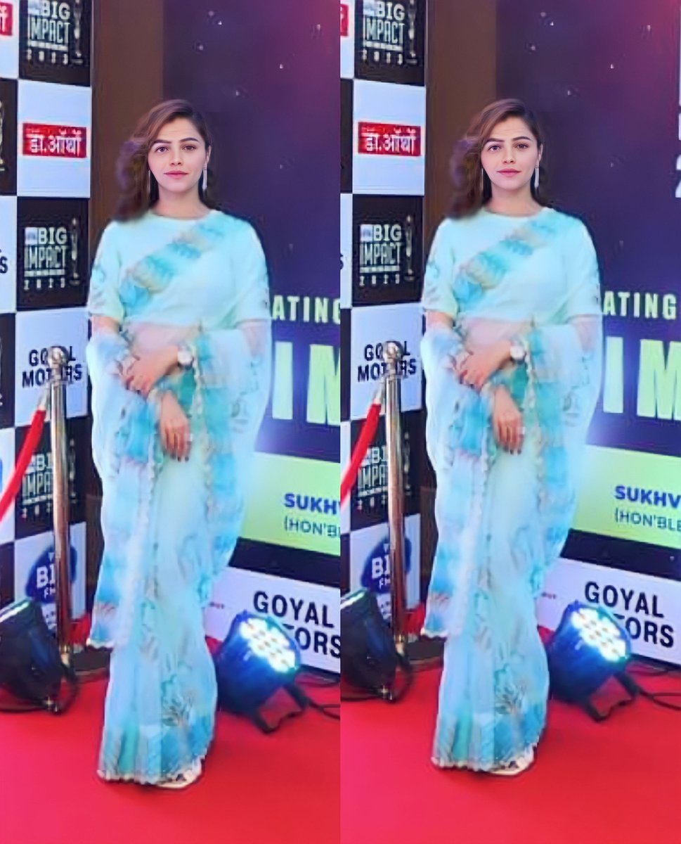 <a href="/Rubidilaik/">Rubina Dilaik</a>  is looking so elegant and beautiful in this attire 🤍💙...Specially those Earrings are so gorgeous 😍👌.

#Rubinadilaik #Rubiholics