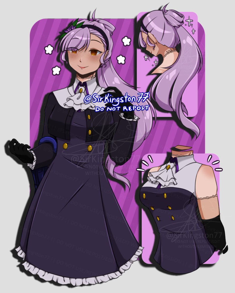 《 #artfight2023 》

'What are my orders, sir? I'll start with it right away.'

Meet 'Misty Lilac'! Learn more about her in my artfight profile below ( ･ω･)ﾉ

[#ocart, #digitalart, #artfight]