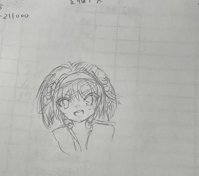 仕事中の落書き👀