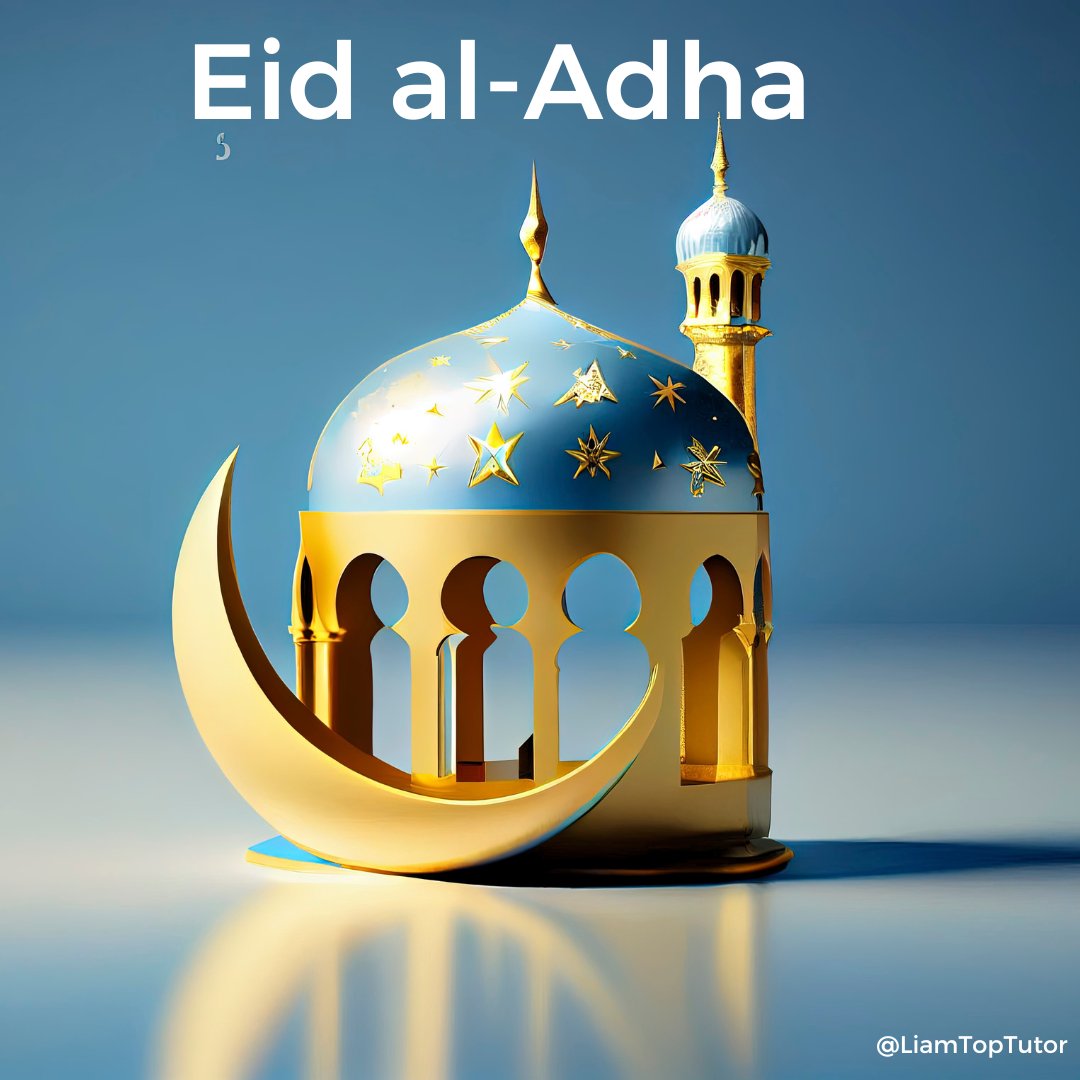 LiamTopTutor's tweet photo. Happy Eid al-Adha to all of my Muslim brothers and sisters 🌙💚 https://t.co/BIsqw5QhZO