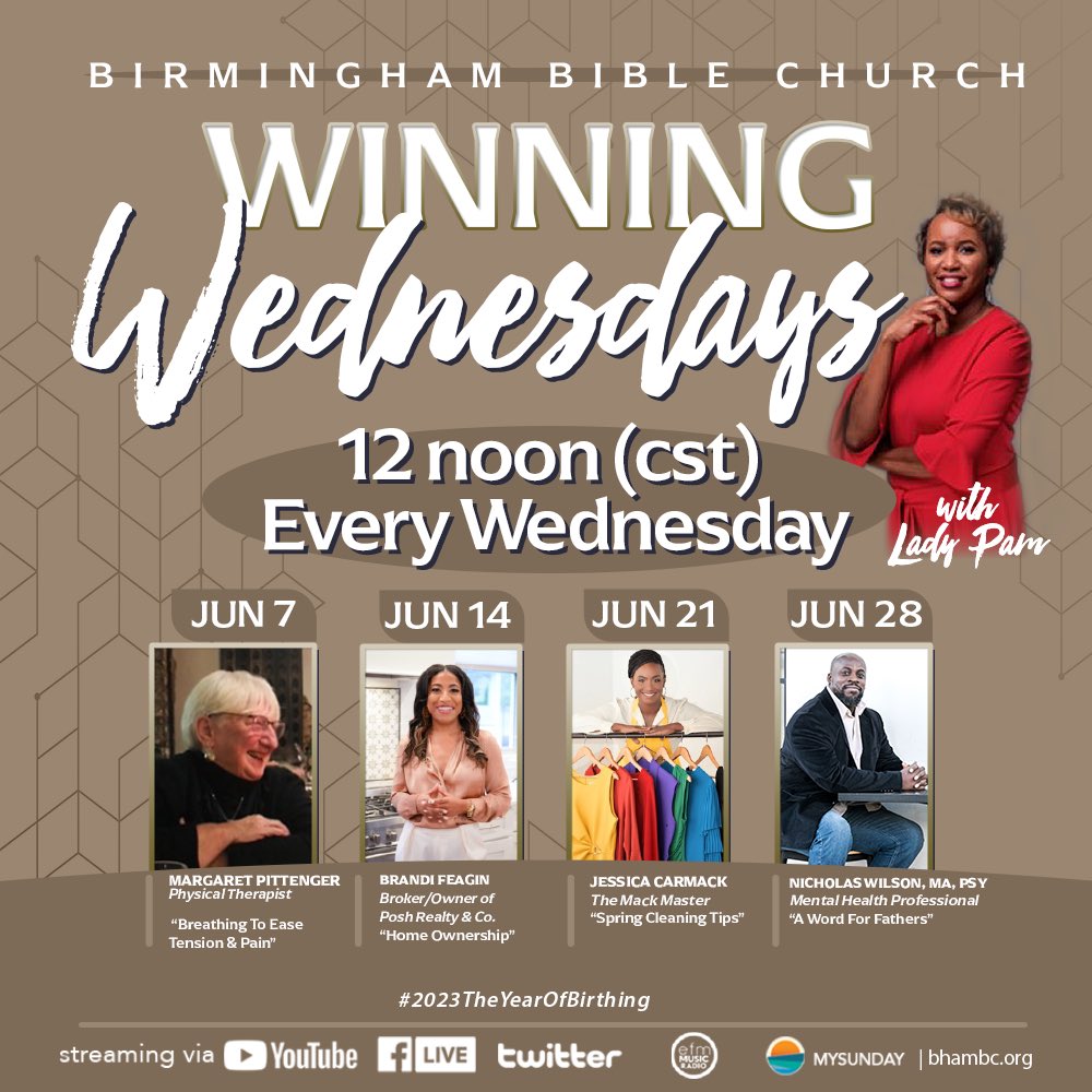 Join us tomorrow at 12 pm CST for our Winning Wednesday broadcast as Nicholas Wilson, MA, PSY tells men what it takes to be the best father you can be.