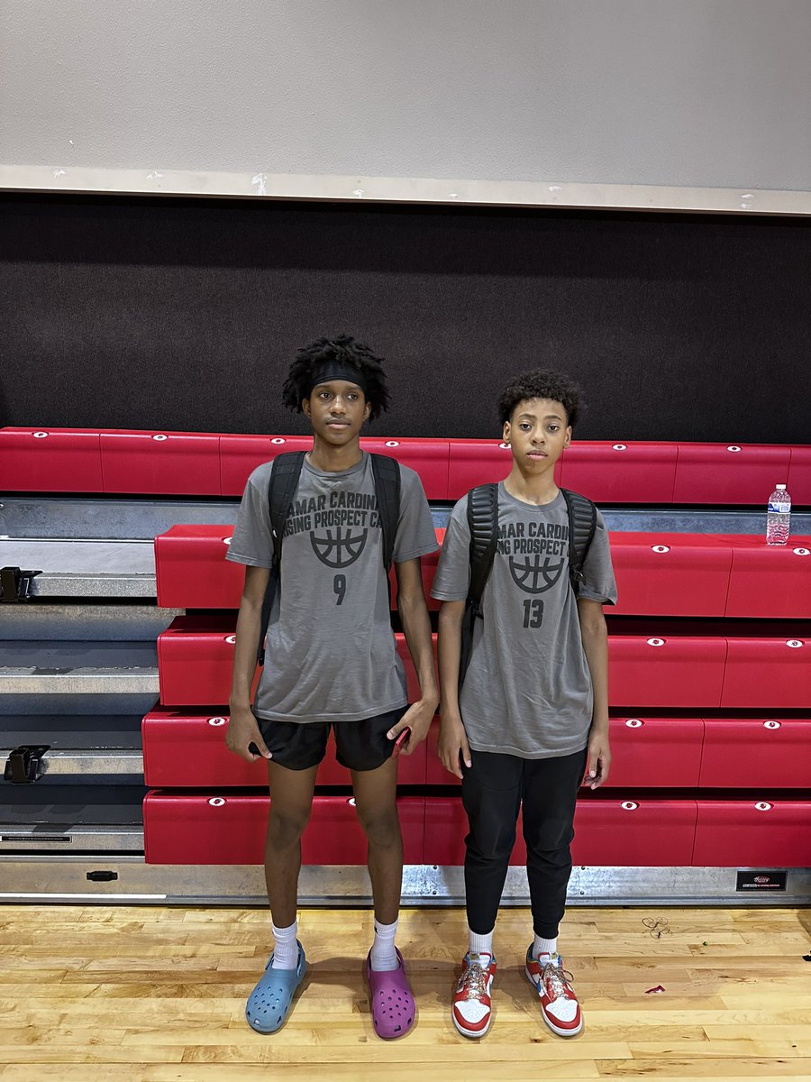 Lamar Texans Basketball (@lamartexansbas1) on Twitter photo Two of our own were at <a href="/LamarMBB/">Lamar Men's Basketball</a> Elite Camp today displaying their skills. Look forward to continuing to get better in their Sophomore and Freshman seasons this year! Two of our own were at <a href="/LamarMBB/">Lamar Men's Basketball</a> Elite Camp today displaying their skills. Look forward to continuing to get better in their Sophomore and Freshman seasons this year!