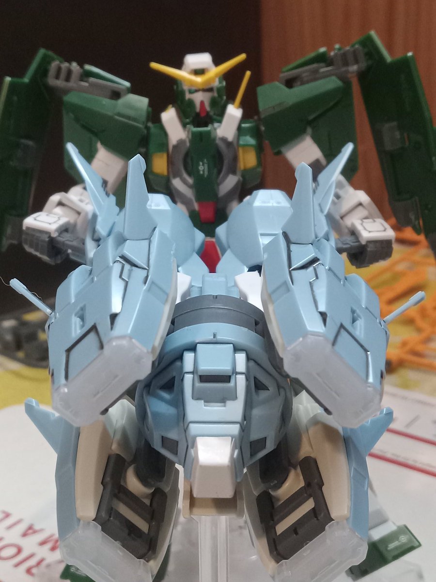 HpCollectables's tweet photo. @HpCollectables * Gundam Dynames * &amp; * Ptolemaios Arms * 1/144 Scale. Paneling, water decals  &amp; Gundam Markers! Still new to the game. #dynames https://t.co/MBpzNmKBlY