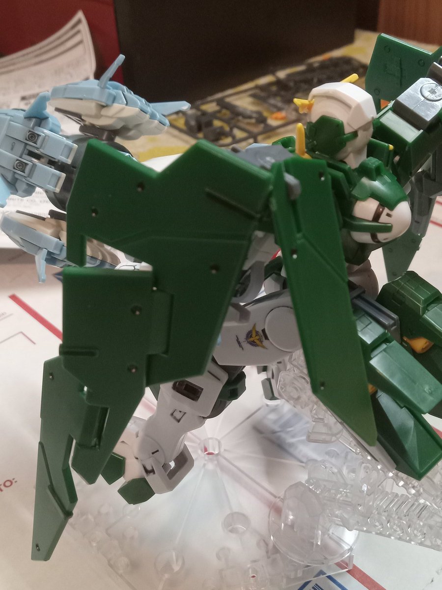 HpCollectables's tweet photo. @HpCollectables * Gundam Dynames * &amp; * Ptolemaios Arms * 1/144 Scale. Paneling, water decals  &amp; Gundam Markers! Still new to the game. #dynames https://t.co/MBpzNmKBlY