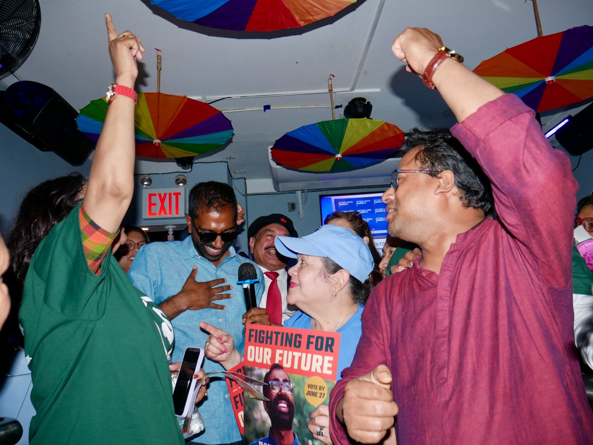 Tonight is for the taxi workers &amp; deliveristas, the working parents &amp; teachers, the artists &amp; activists. For all who believe our city can provide housing, education, health care, &amp; green space to all of us. For all who know that our city's future is not bleak but bright.