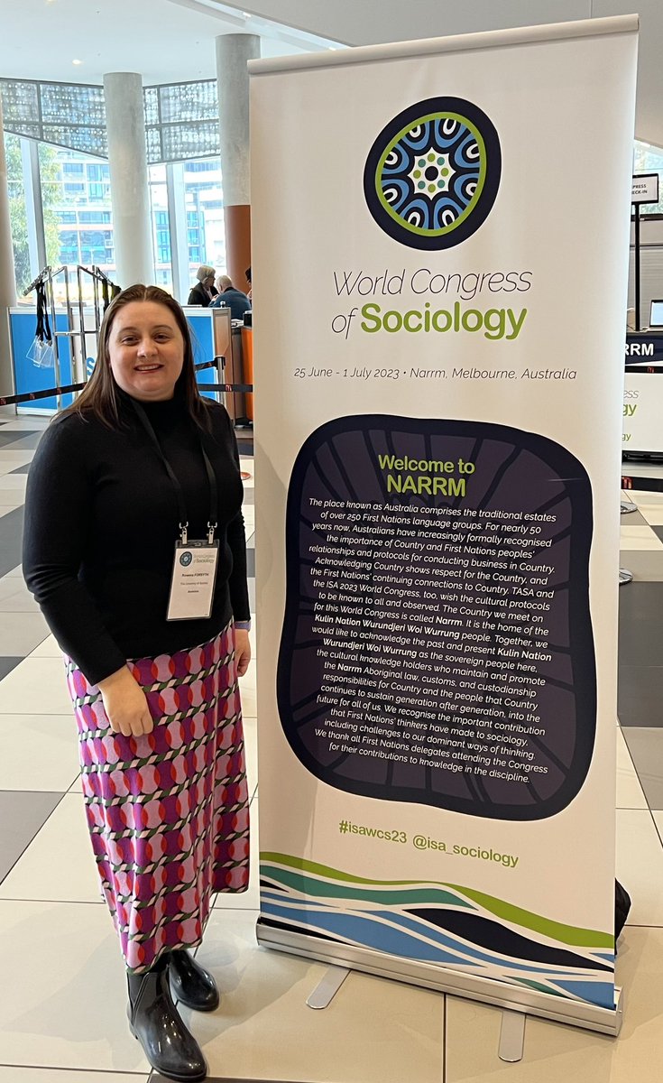 Today I’m excited to share my #healthprofessionals use of #onlinecommunities research in the ‘Digital Health Futures’ session at the ISA World Congress of Sociology in Melbourne #isawcs23