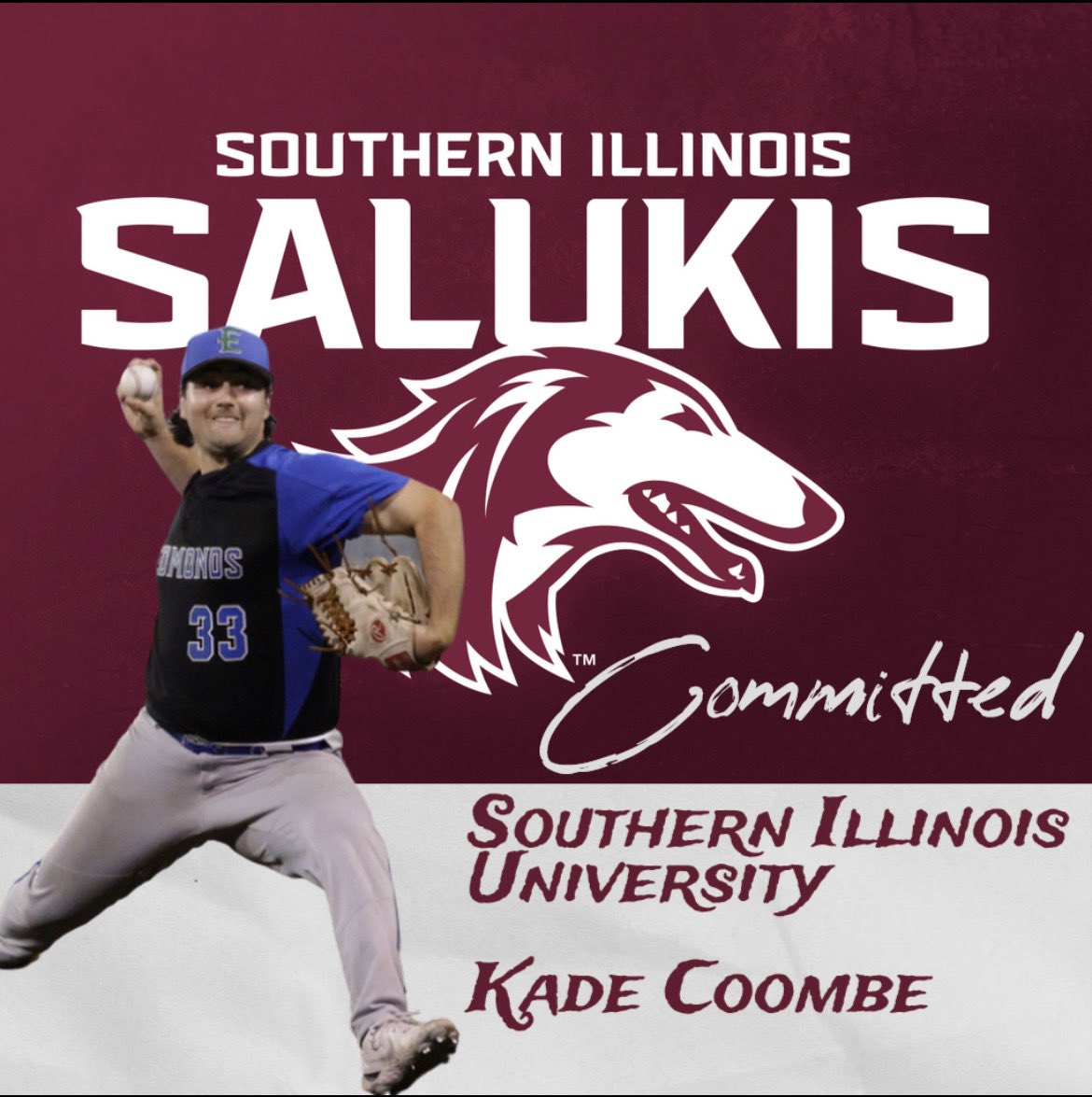 Edmonds College Baseball (@edmondsbaseball) on Twitter photo Congratulations <a href="/kadecoombe/">kadecoombe</a> !! Kade was a big part of our pitching staff this year filling multiple roles 🔱♾️ #ETO
<a href="/SIU_Baseball/">Saluki Baseball</a> got a good one! Congratulations <a href="/kadecoombe/">kadecoombe</a> !! Kade was a big part of our pitching staff this year filling multiple roles 🔱♾️ #ETO
<a href="/SIU_Baseball/">Saluki Baseball</a> got a good one!