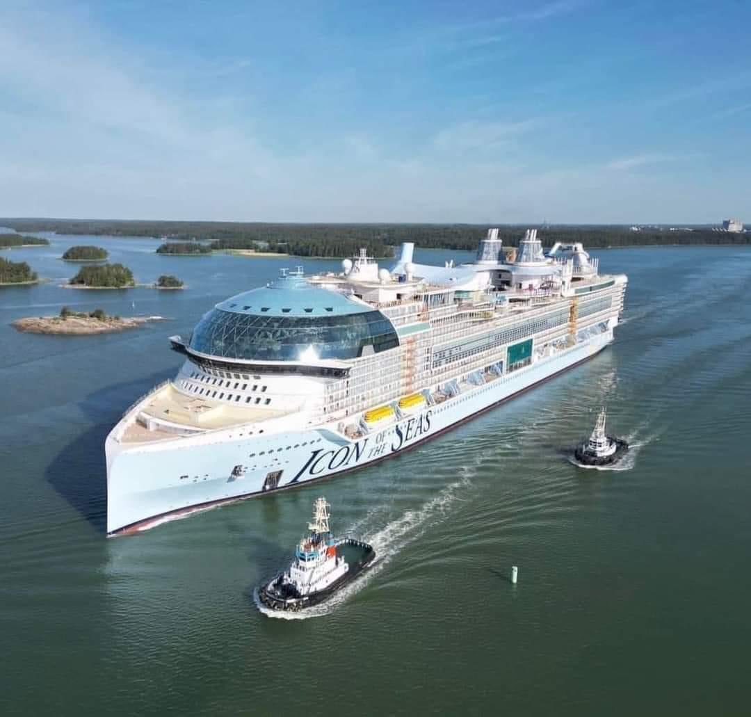 The world’s biggest cruise ship, Icon of the Seas, sets sail next year