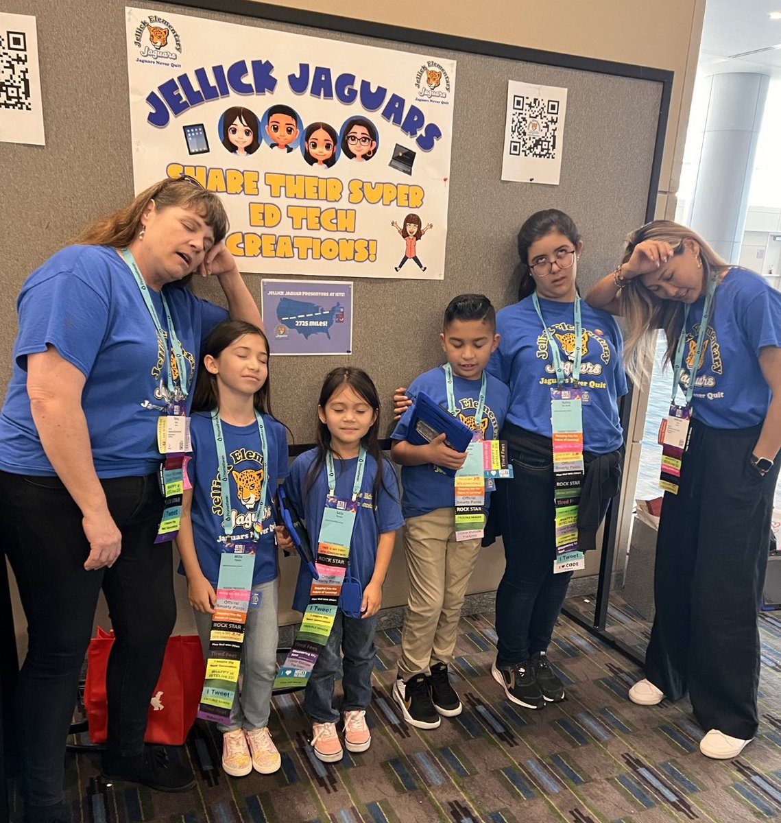 #ISTELive 23 Day#2 
🌟PRESENTATION TIME!🌟

… and that’s a wrap! 🎬

Our <a href="/JellickJaguar/">Jellick Jaguars</a> Team did an AMAZING job of sharing for 90 minutes straight and are ready for a rest!

THANK YOU <a href="/ISTEofficial/">ISTE</a> for allowing Student Teams to be a very special part of this Super Conference!!🌟