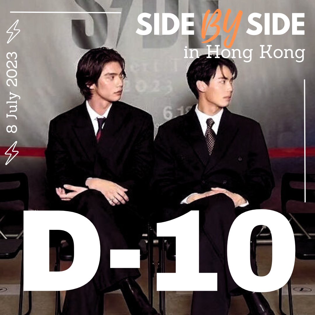 10 DAYS TO GO ⚡️⚡️

- Side by Side Tour 2023 in Hong Kong -

#BrightWinSBSTour2023inHK
#BrightWinSBSTour2023 
#bbrightvc #winmetawin #ไบร์ทวิน