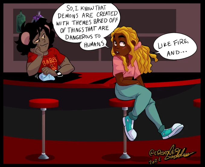 Almost done with this mini intro comic for Smog Street! A part of Middleverse where the most toxic and dangerous creatures live #MiddleverseVirginia #originalcharacter #webcomic