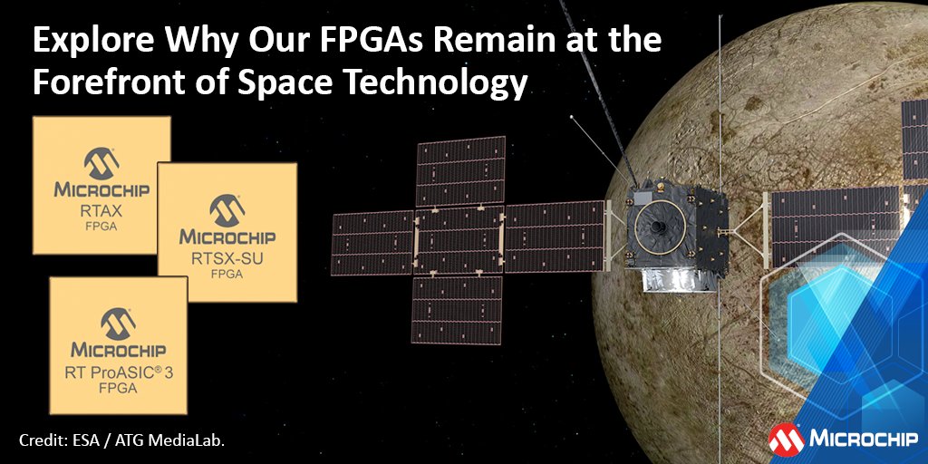 MicrochipTech on Twitter "Our FPGAs power JUICE's Moon & Jupiter