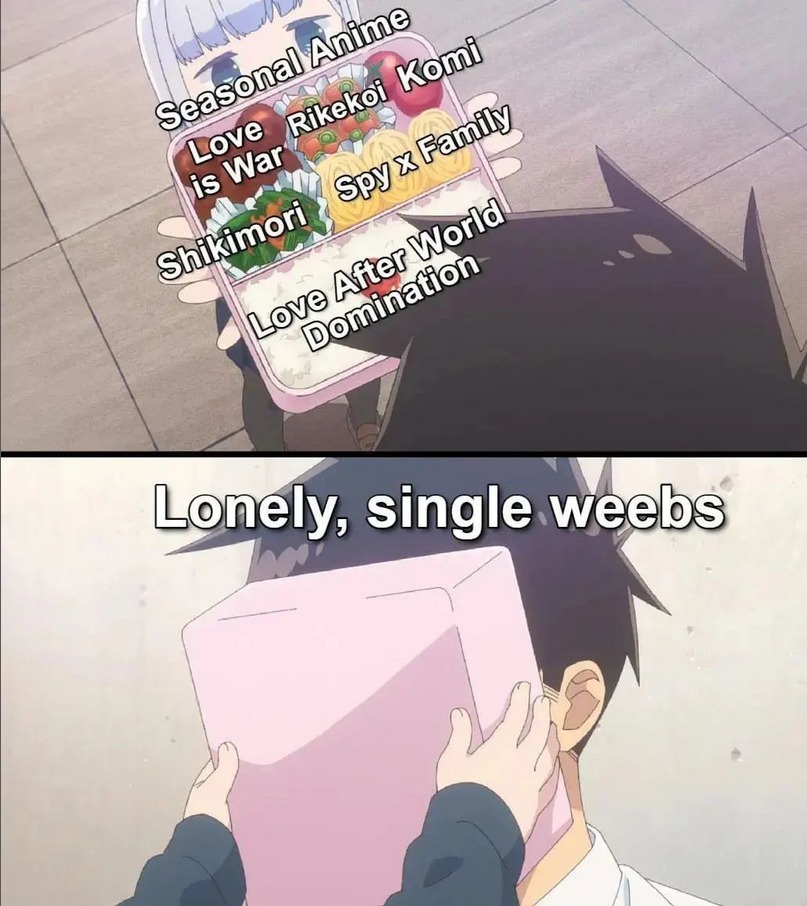 DakimakuraAnime's tweet photo. Serving special meal for all weebs. 😂

Ready to level up your anime game? We've got you covered! 🌟😎 Visit: https://t.co/63rKwY6NDv
.
.
.
#AnimeDakimakuraPillow #Animemes #Animememes #Memes #MemesOnly #OtakuMemes #Weebs #Anime #Otaku #Manga #animeworld #animefan #animelife https://t.co/ntjap78WOH
