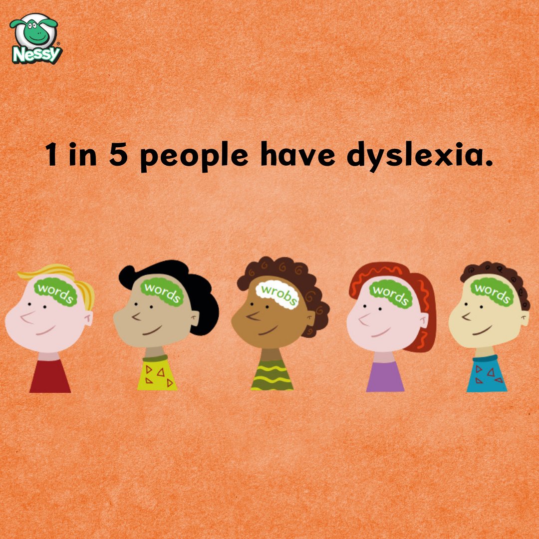 NessyLearning's tweet photo. Here are 5 facts everyone should know about dyslexia. Dyslexia is a very common learning difficulty that can cause problems with reading, writing and spelling . Visit https://t.co/E1qyjZdkzH to learn more. #dyslexia #scienceofreading https://t.co/1NTTpKxs7u