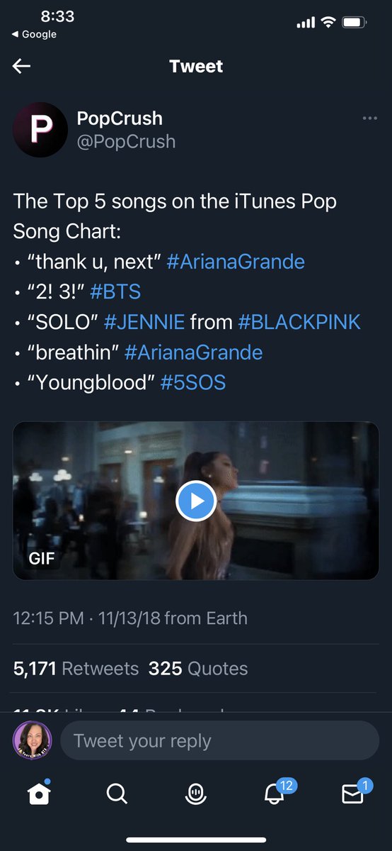 browneyed_army7's tweet photo. 11132018 #ProjectBuy23 Our Beloved BTSChartsData started this campaign during the tshirt drama (see White Paper Project) to show the boys our support. In 24hrs, we mass bought 2!3! On iTunes and it went #1 world wide. https://t.co/VVYhqL7Vy1