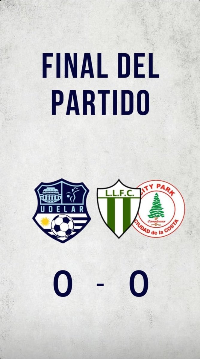 Un empate con sabor a poco por cómo se dio el transcurso del partido. Ahora toca descansar, recuperar energías y enfocarse en el partido del fin de semana. 
Muchas gracias a <a href="/bostonriver/">BOSTON RIVER</a> por recibirnos en su complejo para disputar este partido. 
#UDELAR #SiNoLoSentisNoLoEntendes