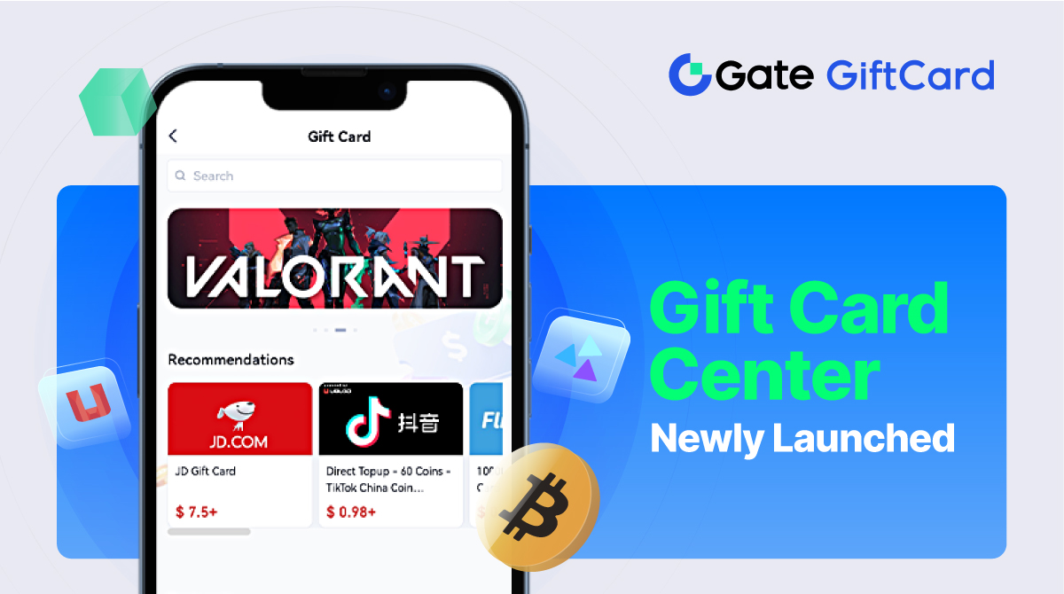 Gate Gift Card Center is Now LIVE 🔥 

Buy global gift cards at the best prices with your #crypto！

🎁 All kinds of gift cards are waiting for you! 

#Gateio #GiftCard #CryptoPayments