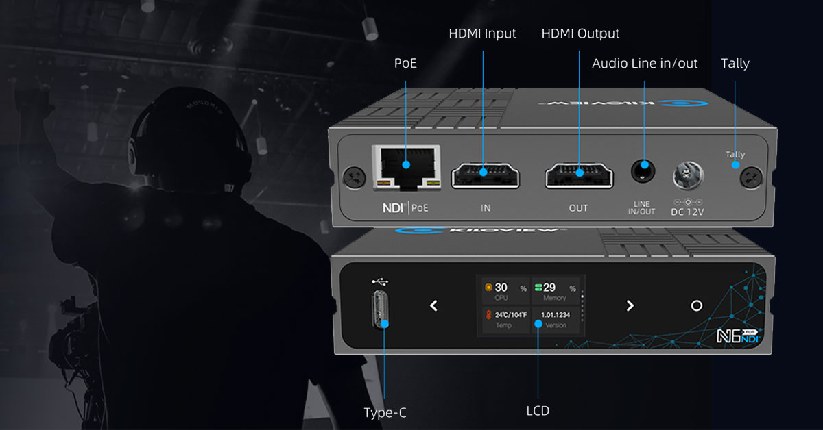 digistor_shop's tweet photo. New N6 full-functional NDI converter from @kiloview 🎉

Kiloview #N6 is your enhanced one-stop shop to access the world of #NDI. This #converter can process all NDI sources from any #camera, #software or #device.

Shop now - https://t.co/mUcnXfRfjM https://t.co/3NWulnmL5Q
