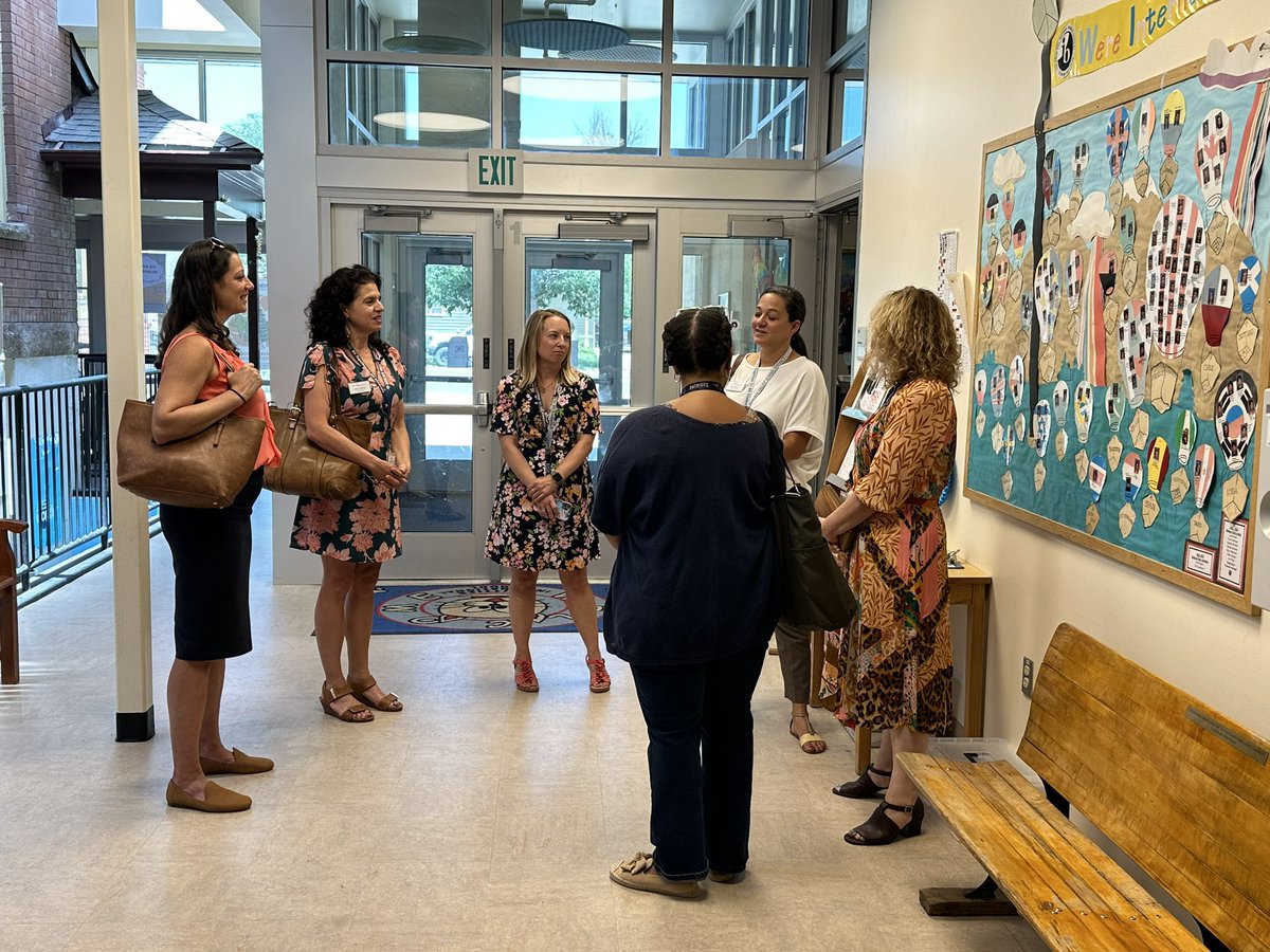 BVSDcolorado's tweet photo. This morning we showed our partners around one of our Kindergarten Bridge programs. Part of #SummerSummit, it is helping  these kids get ready for full day kindergarten in the fall and is made possible through the outstanding support of @impactoned #BVSDProud https://t.co/Me5oite0Cl