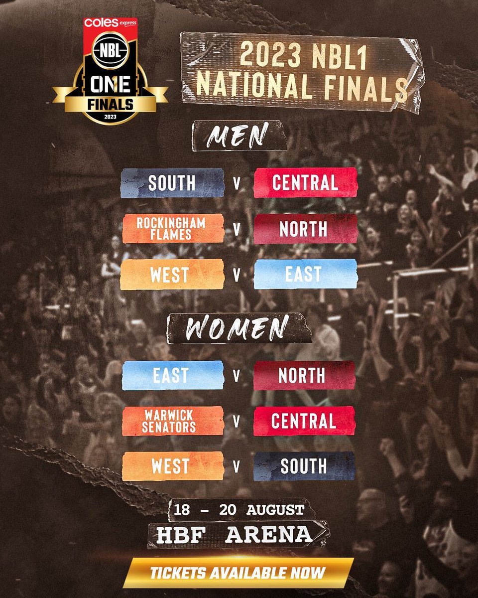 𝐍𝐁𝐋𝟏 𝐍𝐚𝐭𝐢𝐨𝐧𝐚𝐥 𝐅𝐢𝐧𝐚𝐥𝐬 𝐅𝐢𝐱𝐭𝐮𝐫𝐞 𝐃𝐫𝐨𝐩 🏆

Your Warwick Senators and Rockingham Flames are locked in to take on Central and North, but who will join them to represent the West?

For more information head to: nbl1.com.au

#nbl1 #nbl1west