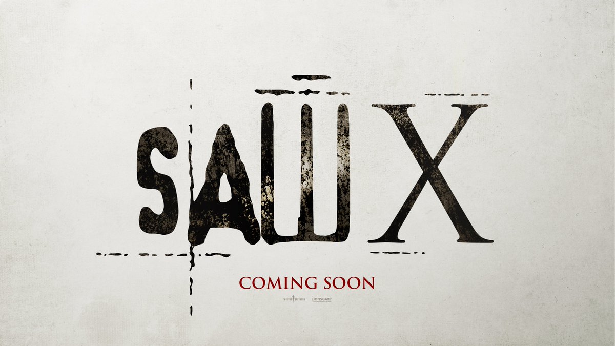 New Logo for 'Saw X' 

#SawX #Lionsgate