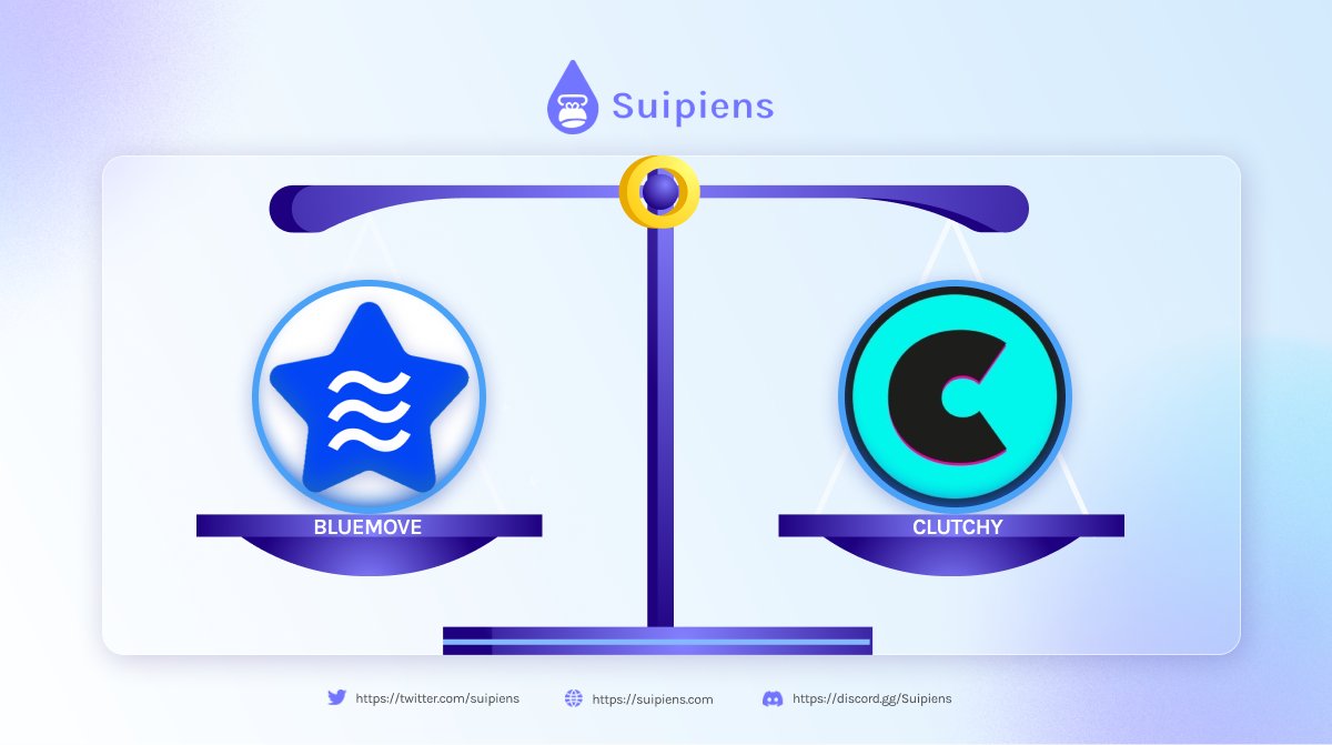 🔥 NFT Marketplace Showdown: Clutchy vs. Bluemove! 🔥

In the fierce battle for market share in the NFT marketplace, two contenders have emerged: Clutchy and Bluemove. 
Let's compare these platforms and see how they stack up against each other. 
🧵👇