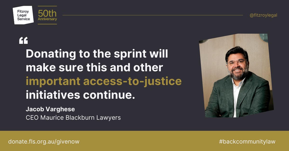 FitzroyLegal's tweet photo. Incredibly grateful for the support of @YouCanCountOnMB in our matched giving Fearless and Feisty Giving Sprint with a shared vision to drive forward access to #justiceforall people in our community.📣#communitydrivenjustice #backcommunitylaw https://t.co/mcNxmOhulw