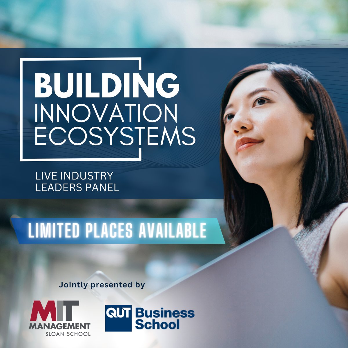 #MIT #QUT Live Event: Building #Innovation Ecosystems, 3 Jul <<Due to popular demand, we've extended a small number of tickets>> Join some of the brightest minds from across the globe in #innovation & #entrepreneurship 
Register: lnkd.in/enZJ6u95 #QUTBusiness #MITSloan