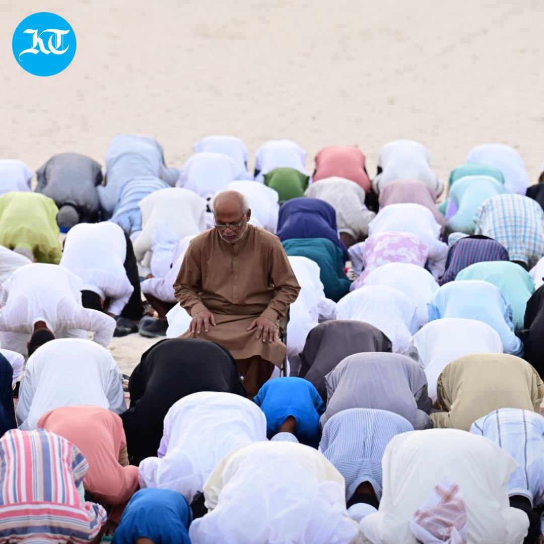 Faithful offer Eid Al Adha prayers at Port Rashid, Dubai, on June 28, 2023. 

📸: <a href="/shihabphoto/">Shihab Photography</a>
