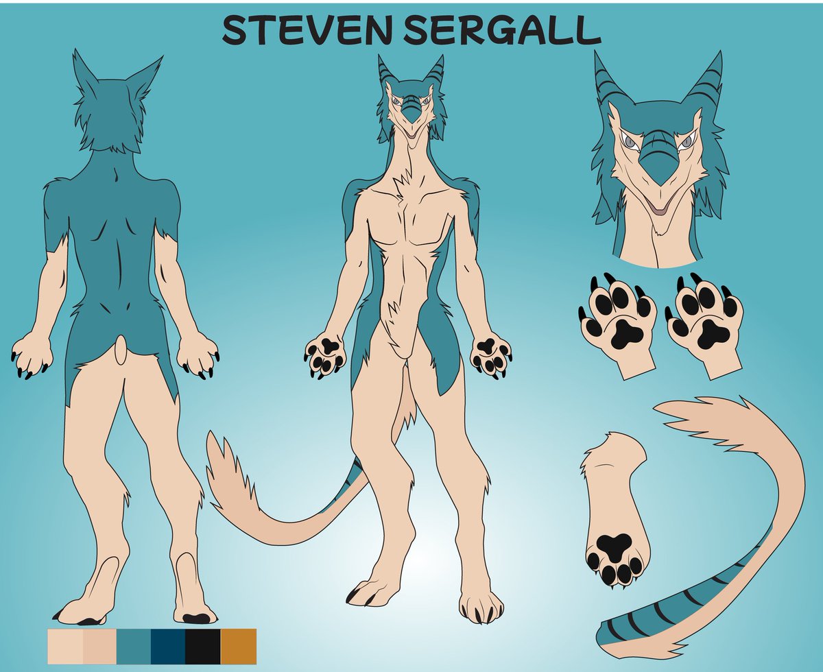 Steven Sergall (@stevensergall) on Twitter photo I have finally got a ref sheet for the cheesy boi Steven. He was originally a premade partial suit. I love it. Thanks to <a href="/railey_f01/">Railey 🏳️🌈</a> I have finally got a ref sheet for the cheesy boi Steven. He was originally a premade partial suit. I love it. Thanks to <a href="/railey_f01/">Railey 🏳️🌈</a>