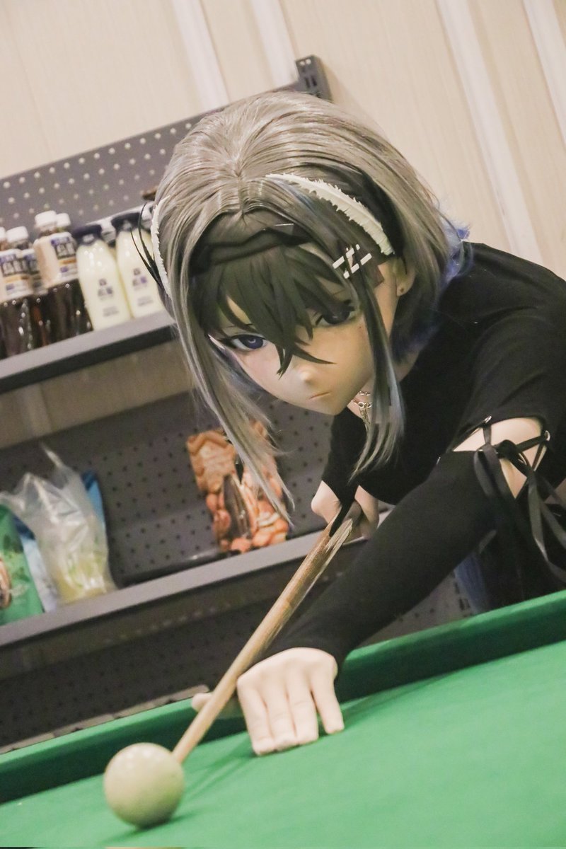 如果我开局一杆147不知阁下该如何应对？
#kigurumi 
#明日方舟
#晓歌