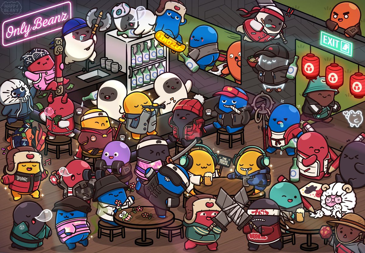 BEANZ UNITE!!! 🫘⛩️

gmgn 🌞🌝 CT is harsh rn so staying away for the day

🎨 <a href="/pohyeewan/">HappyBeany</a> 

finally posting our 1st group commission for the OnlyBeanz gc 🥺 wen MODA badge kekekek

<a href="/BEANZOfficial/">BEANZ</a> <a href="/Azuki/">Azuki</a> <a href="/Azuki_852Garden/">852 GARDEN ⛩</a>