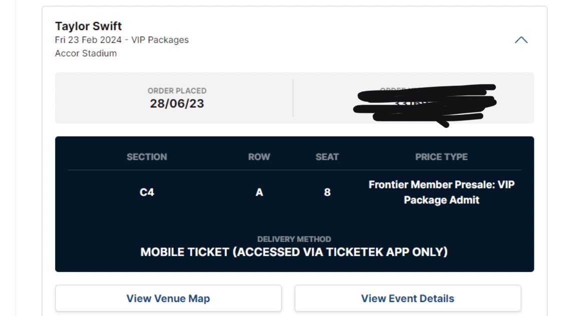 See you front row at Taylor swift next year 🩷