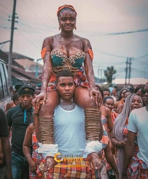 Traditional marriage rite of an Eleme princess 😊🥰❤️