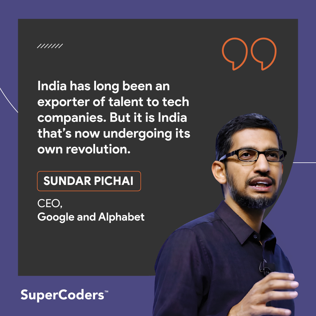 CodeQuotient's tweet image. #SuperCoders was established with the specific objective of tapping into the potential of tech talent in India.  
Send us a DM to access our dedicated platform that connects organisations like yours with highly-skilled tech talent based on your tech stack needs.
#TechTalent