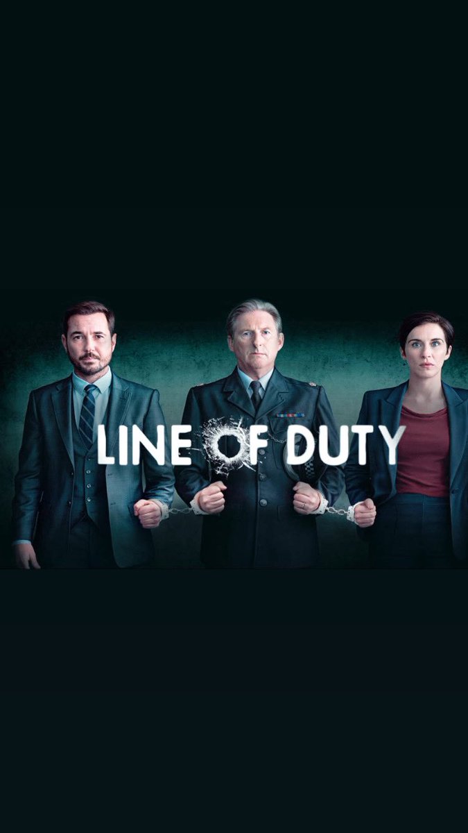 Series 5 ✅. Line of Duty is an excellent British cop show drama about a conspiracy of corrupt police. It focuses on one incident that takes a million twists/turns, anti corruption unit deals with internal investigations of “bent coppers”.
#lineofduty