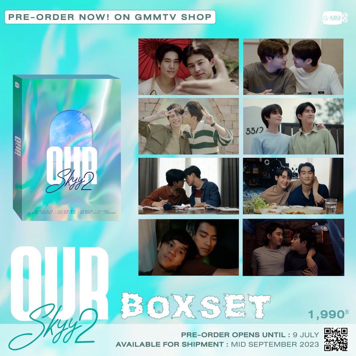 GmmtvShop's tweet photo. พรีออเดอร์ DVD BOXSET OUR SKYY2 กันหรือยังเอ่ย
Have you got your own DVD BOXSET OUR SKYY2 yet? You should! ☁️

☁️ DVD BOXSET OUR SKYY2
https://t.co/vGvTlTJx1U

#OurSkyy2
#GMMTV https://t.co/teAFAzOxEn