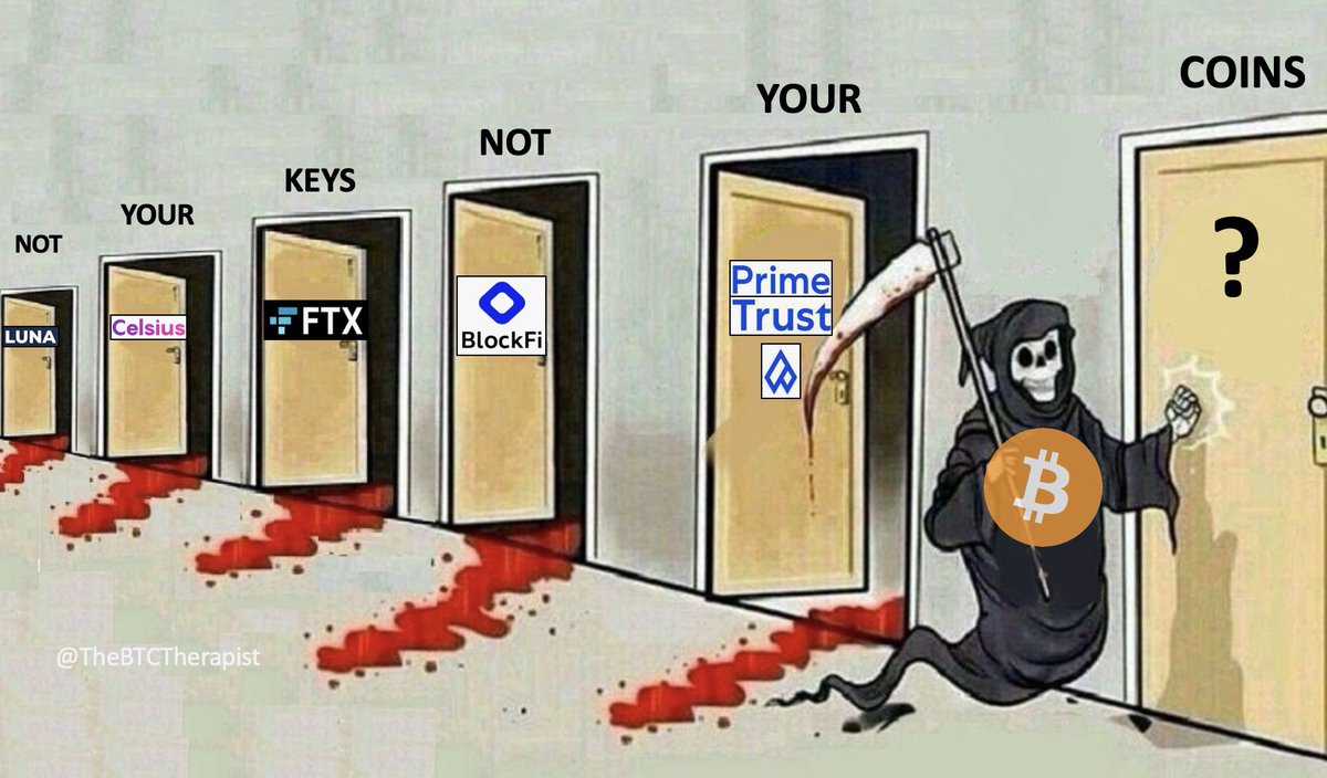 NOT. YOUR. KEYS. NOT. YOUR. COINS.
