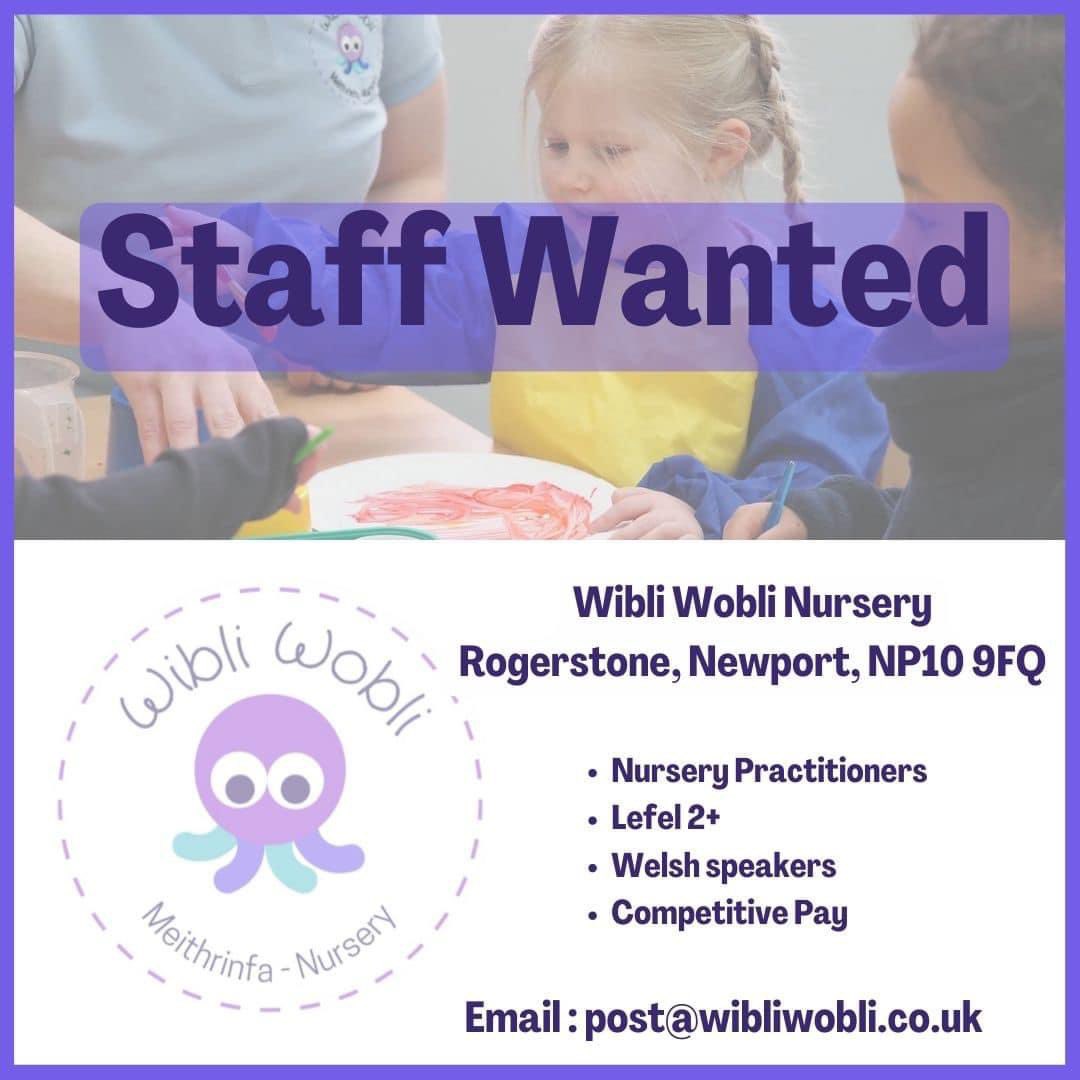 Staff Wanted !!! We have a fantastic team of enthusiastic Wibli Wobli staff and we are expanding 💜 Email post@wibliwobli.co.uk

Mae tîm gwych o staff Wibli Wobli brwdfrydig gyda ni a dyn ni’n ehangu 💜 Ebostiwch post@wibliwobli.co.uk

#cardiffhour #porthour